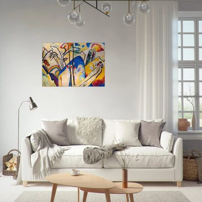 COMPOSITION IV 1911 - Wassily Kandinsky Brushed Aluminum Print - 70x100 cm / 28x40 inches | Wassily Kandinsky Aluminum Print | Wassily Kandinsky Prints