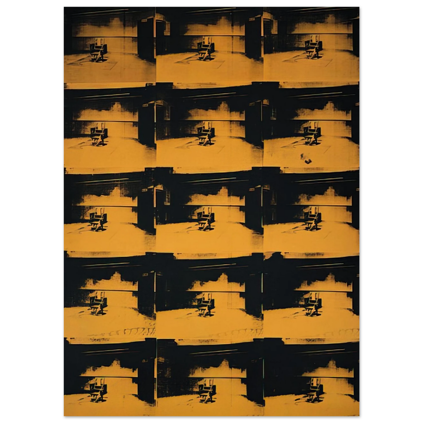 Andy Warhol - Orange Disaster Fine Art Poster