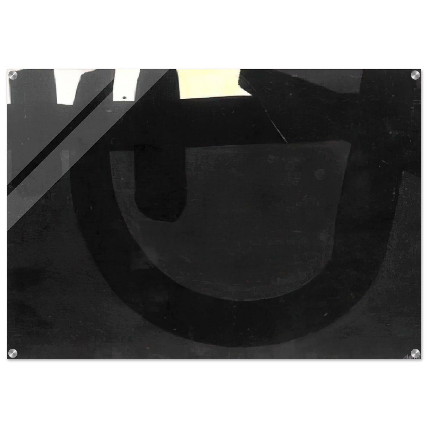 Peinture 8 août 1974 - 1974 - Pierre Soulages Acrylic Print - 70x100 cm / 28x40″ inches