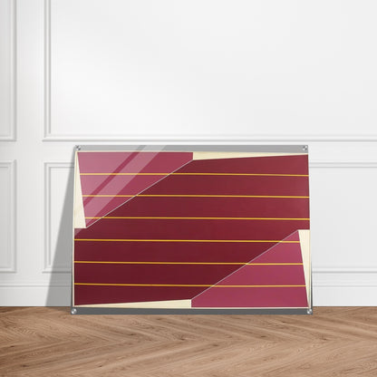 Line Rotation - 1964 - Larry Zox Acrylic Print - 70x100 cm / 28x40″ inches | Larry Zox Wall Art | Larry Zox Prints