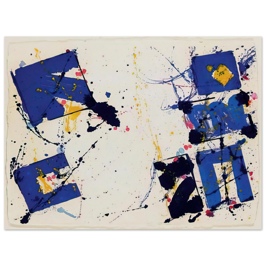 Sam Francis - Untitled  EXP-SF-09-17-78   75x100 cm / 30x40inches Fine Art Poster