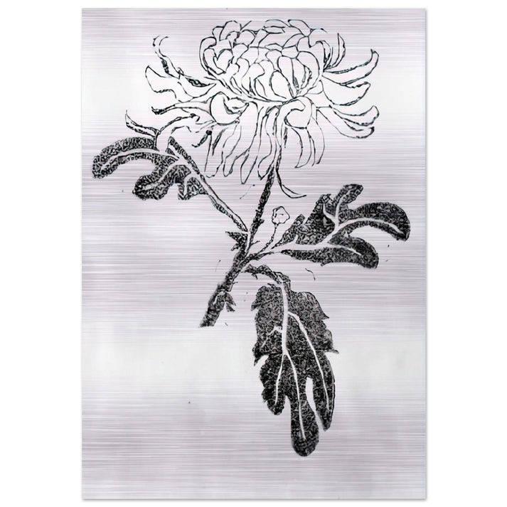 CHRYSANTHEMUM - MC Escher Brushed Aluminum Print - 70x100 cm / 28x40 inches | MC Escher Aluminum Print | MC Escher Prints | Maurits Cornelis Escher Prints