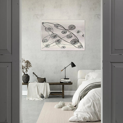 UNTITLED 1991 - Louise Bourgeois Brushed Aluminum Print - 70x100 cm / 28x40 inches | Louise Bourgeois Aluminum Print | Louise Bourgeois Prints