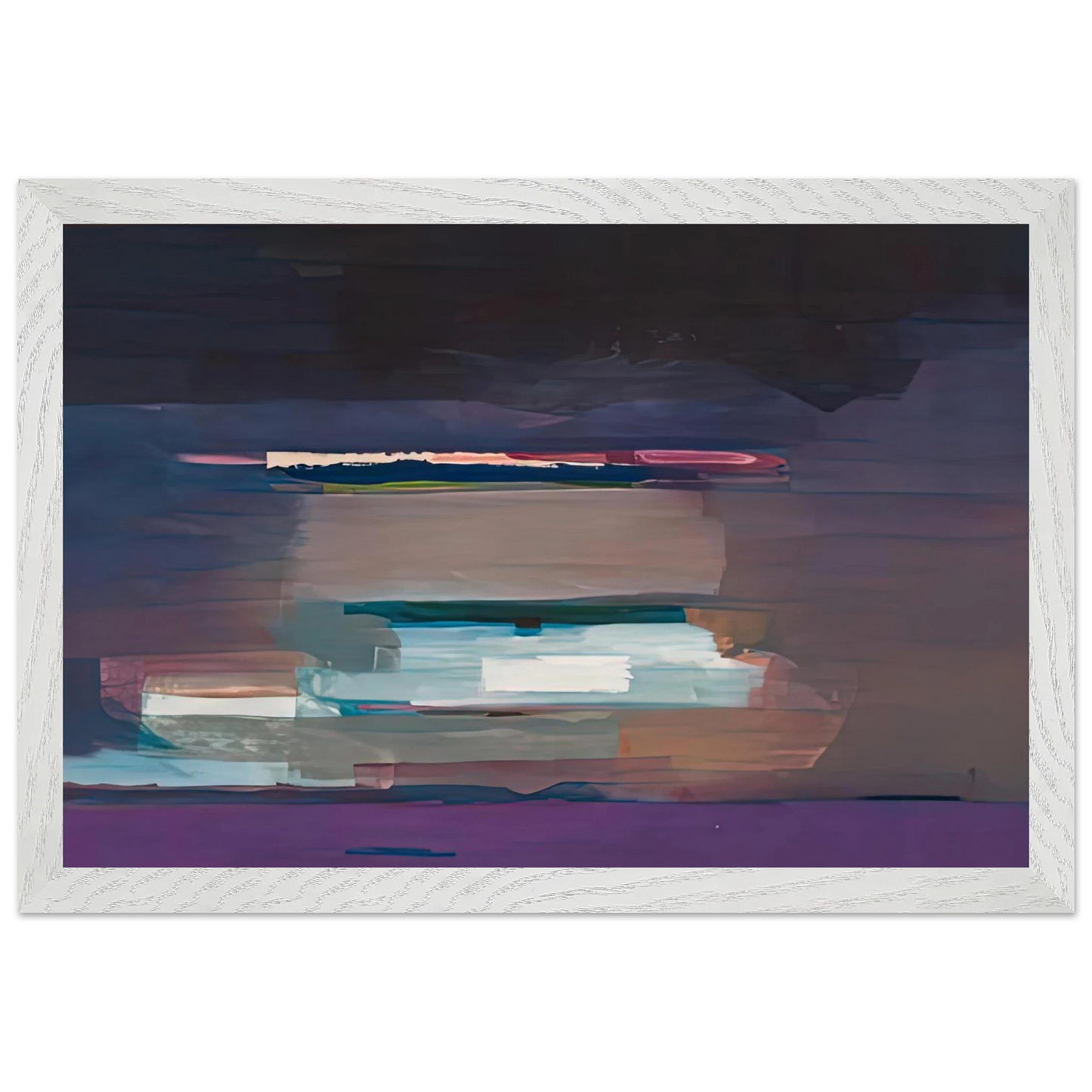 Helen Frankenthaler - Viewpoint I, 1974- Wall Art - 30x40 cm / 12x16 inches - Premium Wooden Framed Poster With Fine Art Paper-canvas - Wood frame