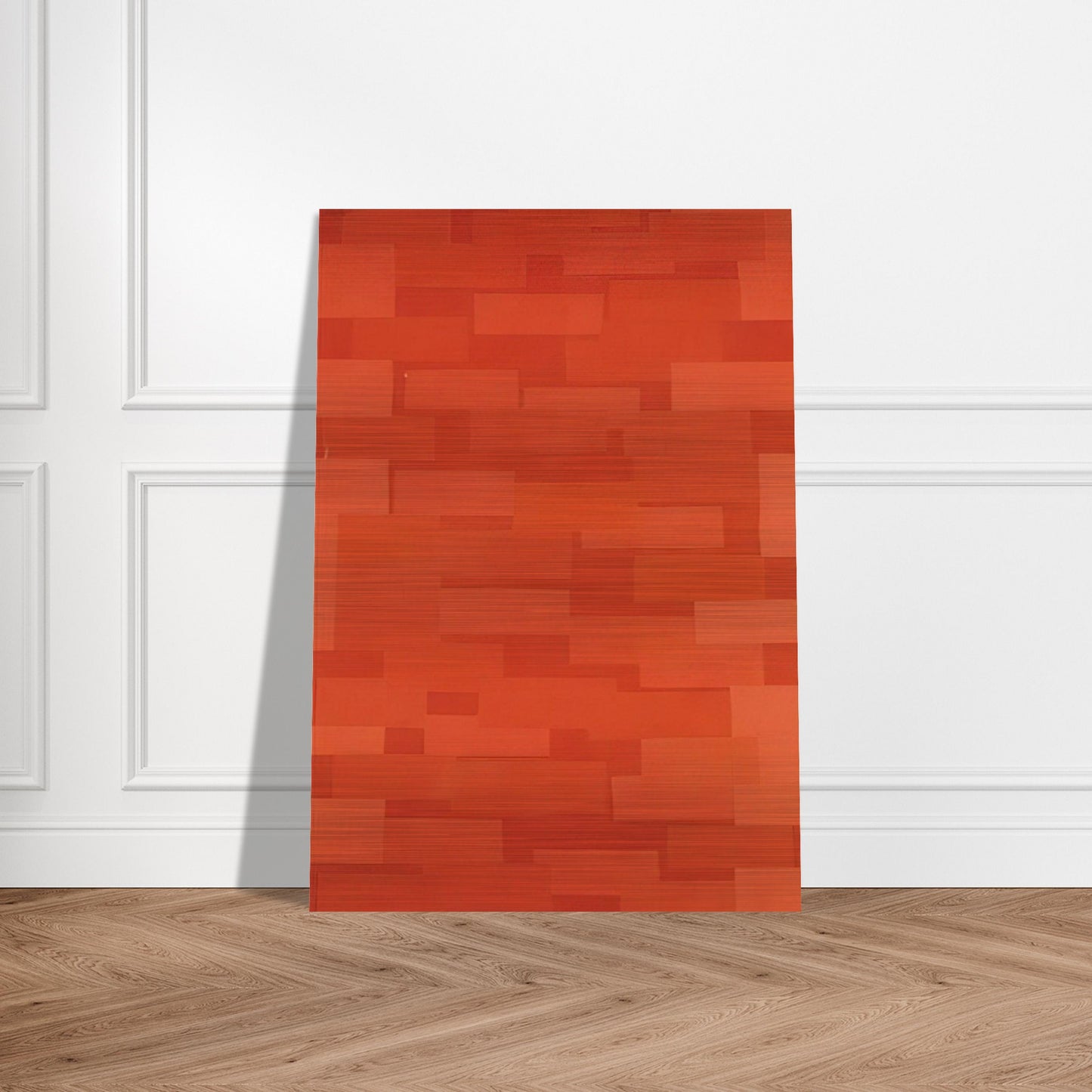 Number 5 Red Wall - 1952 - Ad Reinhardt Brushed Aluminum Print - 70x100 cm / 28x40 inches | Ad Reinhardt Aluminum Print | Ad Reinhardt Prints
