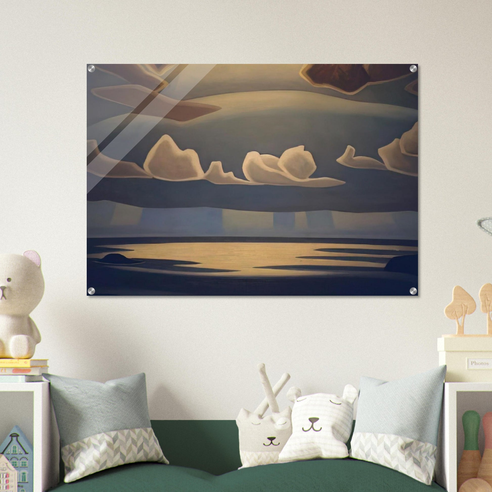 From the North Shore, Lake Superior - 1927 - Lawren Harris Acrylic Print - 70x100 cm / 28x40″ inches