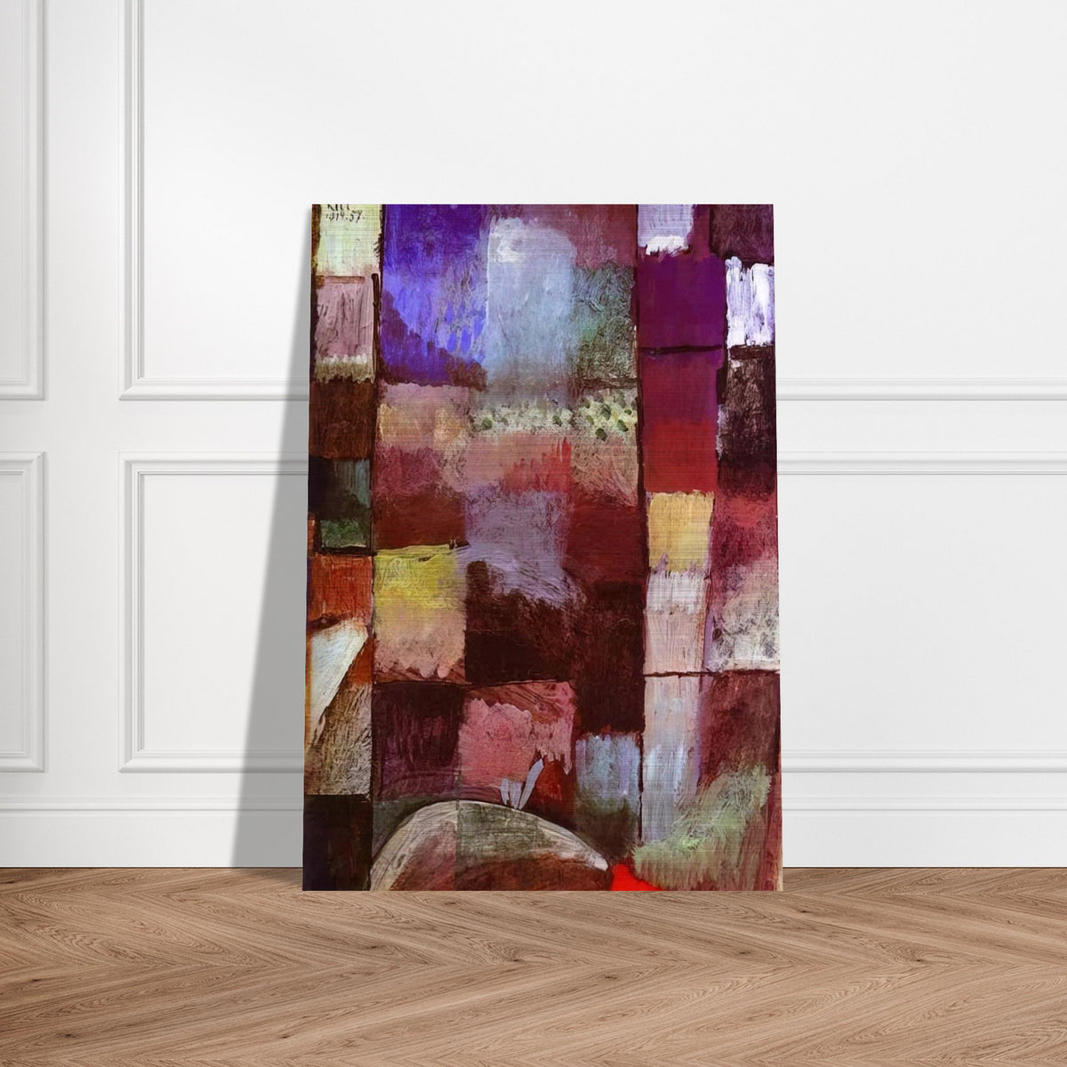 HAMAMET 1914 - Paul Klee Brushed Aluminum Print - 70x100 cm / 28x40 inches | Paul Klee Aluminum Print | Paul Klee Prints