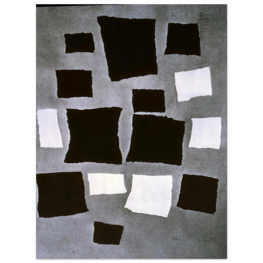 Jean Arp - Squares or Rectangles Arranged According to the Laws of Chance  75x100 cm / 30x40inches Fine Art Poster