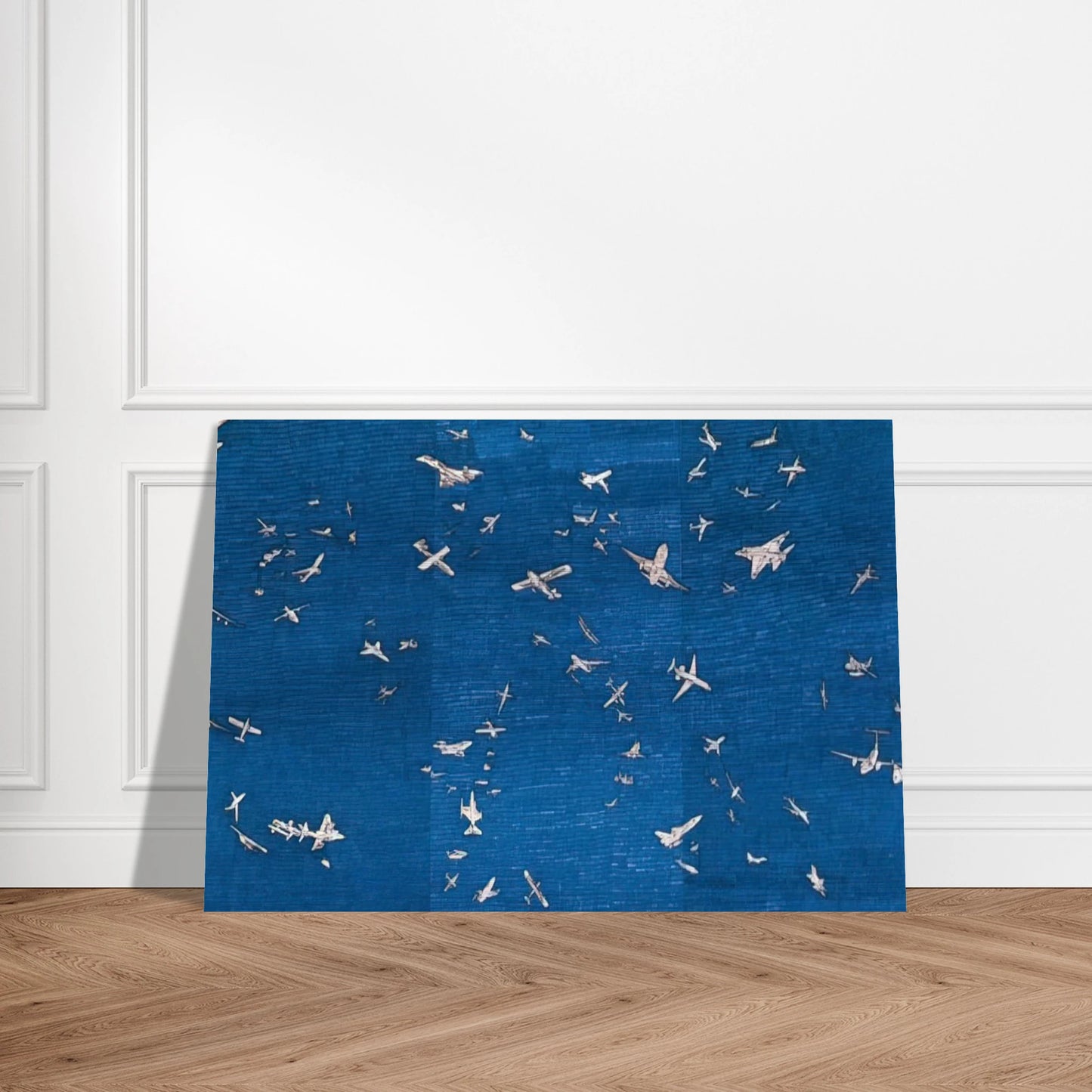 AEREI - Alighiero Boetti Brushed Aluminum Print - 70x100 cm / 28x40 inches | Alighiero Boetti Aluminum Print | Alighiero Boetti Prints