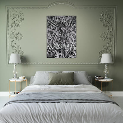 TOWNSCAPE PL 1970 - Gerhard Richter Brushed Aluminum Print - 70x100 cm / 28x40 inches | Gerhard Richter Aluminum Print | Gerhard Richter Prints