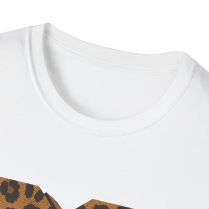 Vintage MTV T-Shirt mit Leopardenmuster, Retro-Musik- und Fernseh-Look der 80er und 90er Jahre, Unisex-Rock-Shirt mit Tiermotiv