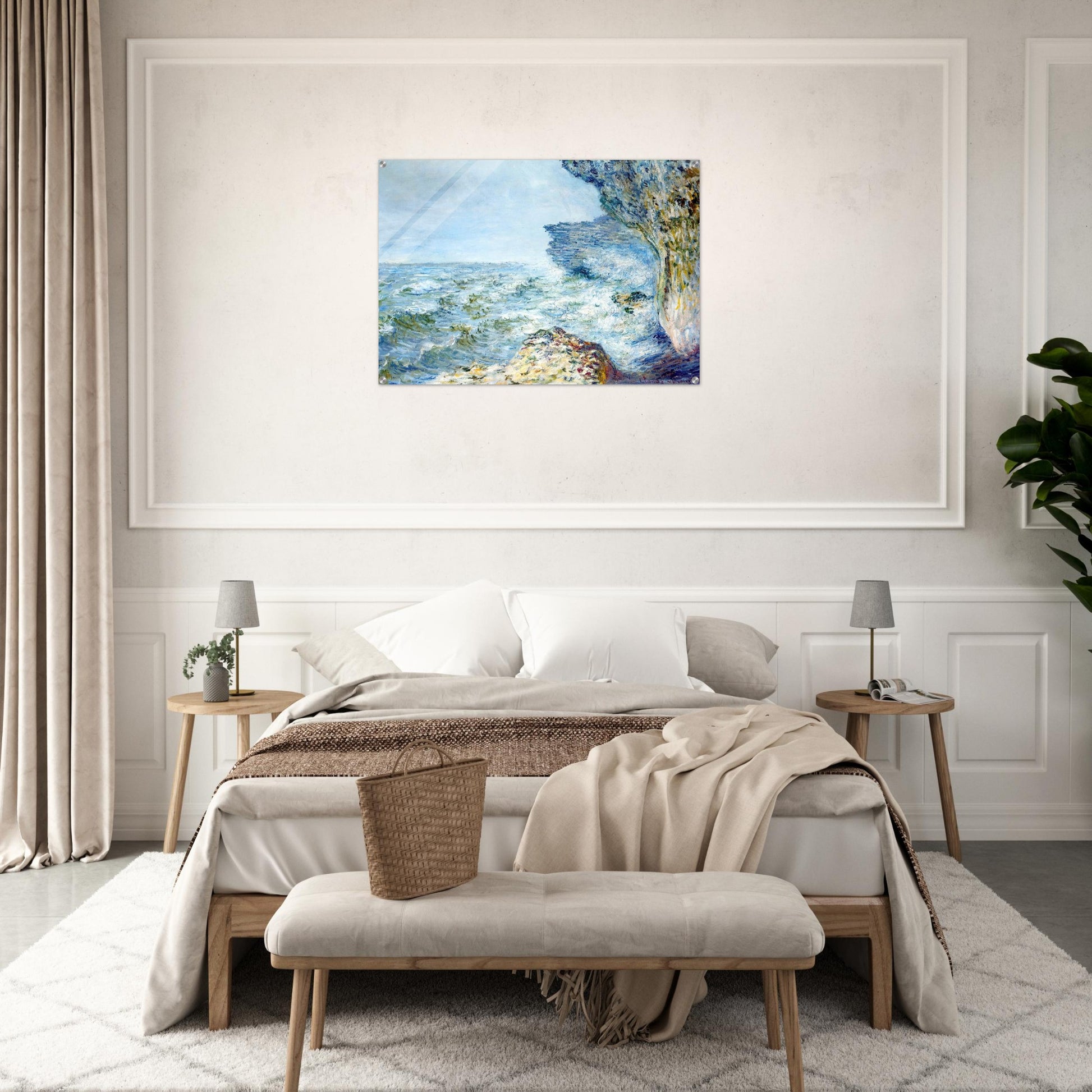 The Sea at Fecamp - claude monet Acrylic Print - 70x100 cm / 28x40″ inches