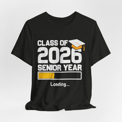 Abschluss-T-Shirt für den Jahrgang 2026, Abschluss-Shirt, Unisex-Abschlussgeschenk, Kleidung für Highschool-Absolventen, T-Shirt für Studienanfänger