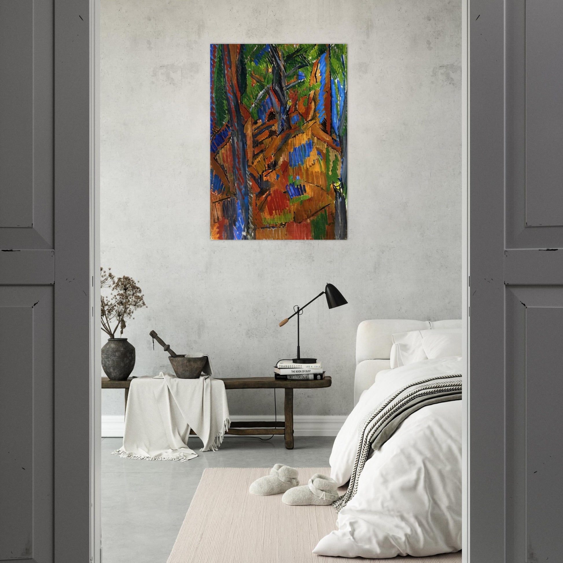 TREES 1913 - Raoul Dufy Brushed Aluminum Print - 70x100 cm / 28x40 inches | Raoul Dufy Aluminum Print | Raoul Dufy Prints