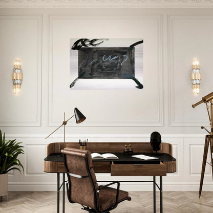 QUATRE GESTES NOIRS 1983 - Antoni Tapies Brushed Aluminum Print - 70x100 cm / 28x40 inches | Antoni Tapies Aluminum Print | Antoni Tapies Prints