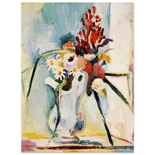 Henri Matisse - FLOWERS IN A PITCHER 1908  75x100 cm / 30x40inches Fine Art Poster