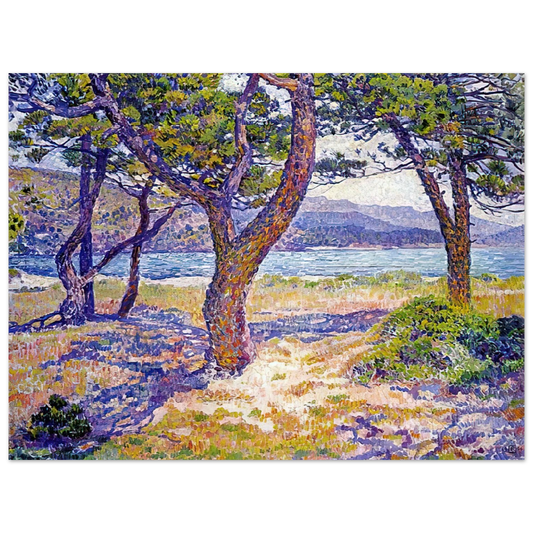 Theo van Rysselberghe - IL MEDITERRANEO PRESSO LE LAVANDOU  75x100 cm / 30x40inches Fine Art Poster