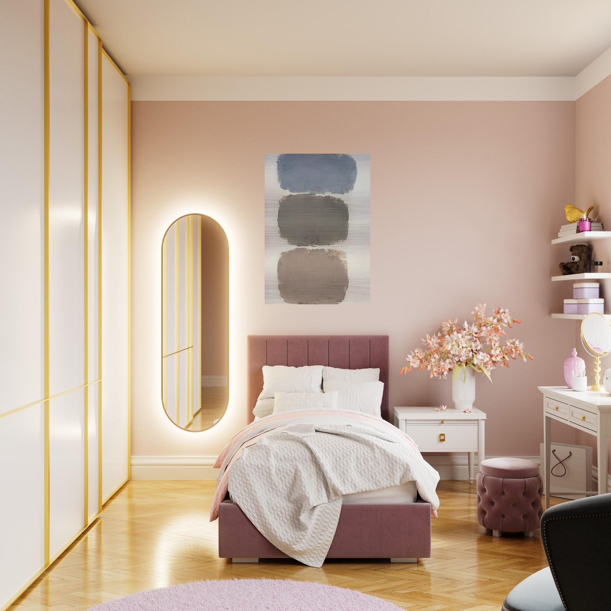 Untitled - 1962 - Ray Parker Brushed Aluminum Print - 70x100 cm / 28x40 inches | Ray Parker Aluminum Print | Ray Parker Prints