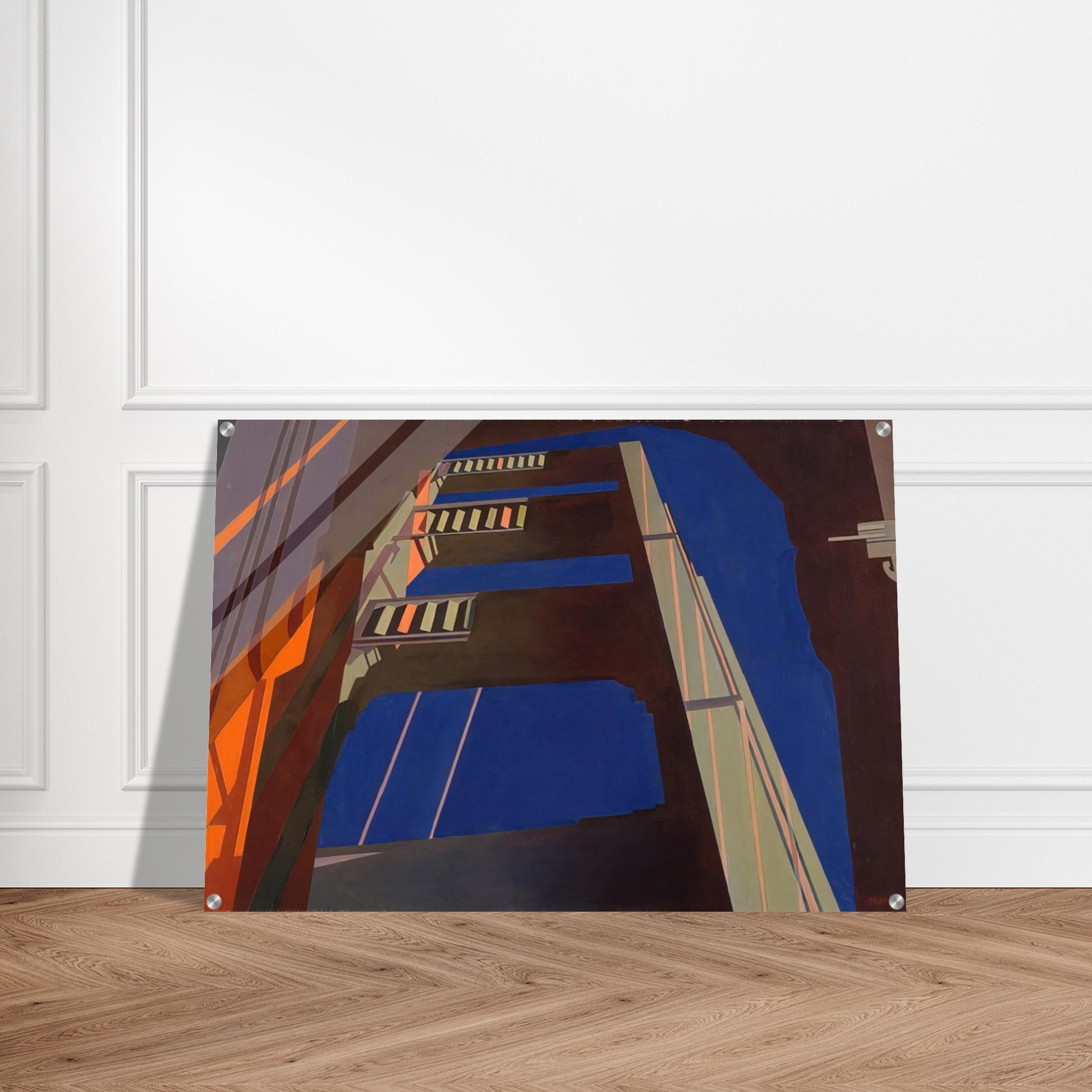 Golden Gate - 1955 - Charles Sheeler Acrylic Print - 70x100 cm / 28x40″ inches
