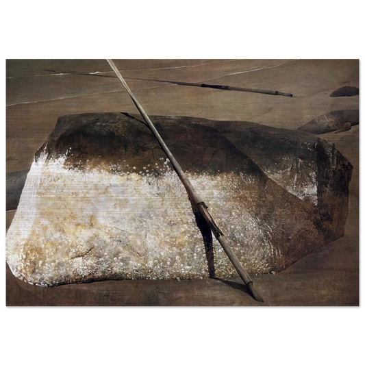NOT DETECTED 38 - Andrew Wyeth Brushed Aluminum Print - 70x100 cm / 28x40 inches | Andrew Wyeth Aluminum Print | Andrew Wyeth Prints
