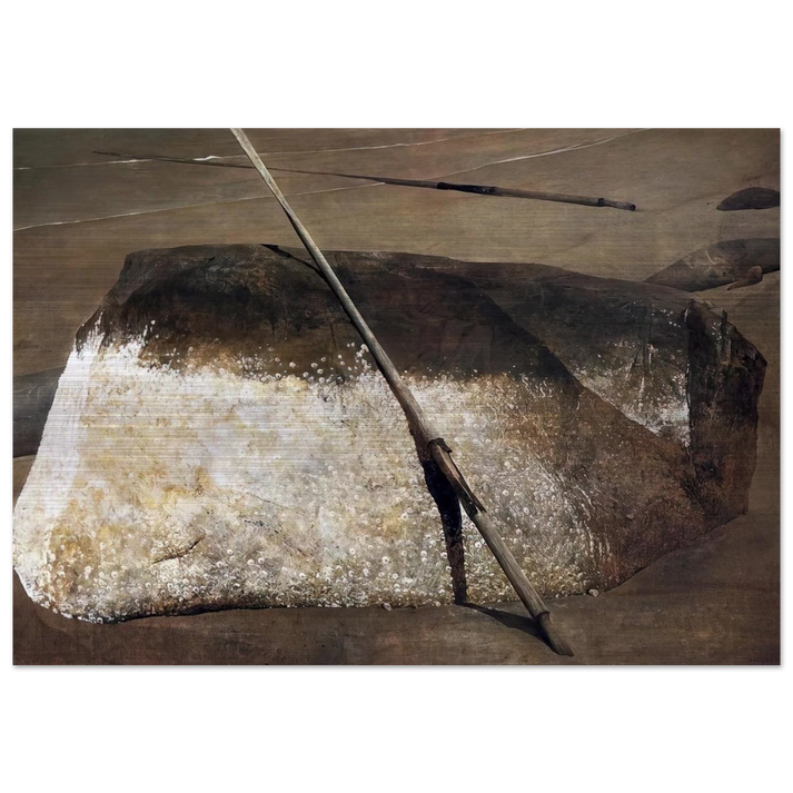 NOT DETECTED 38 - Andrew Wyeth Brushed Aluminum Print - 70x100 cm / 28x40 inches | Andrew Wyeth Aluminum Print | Andrew Wyeth Prints