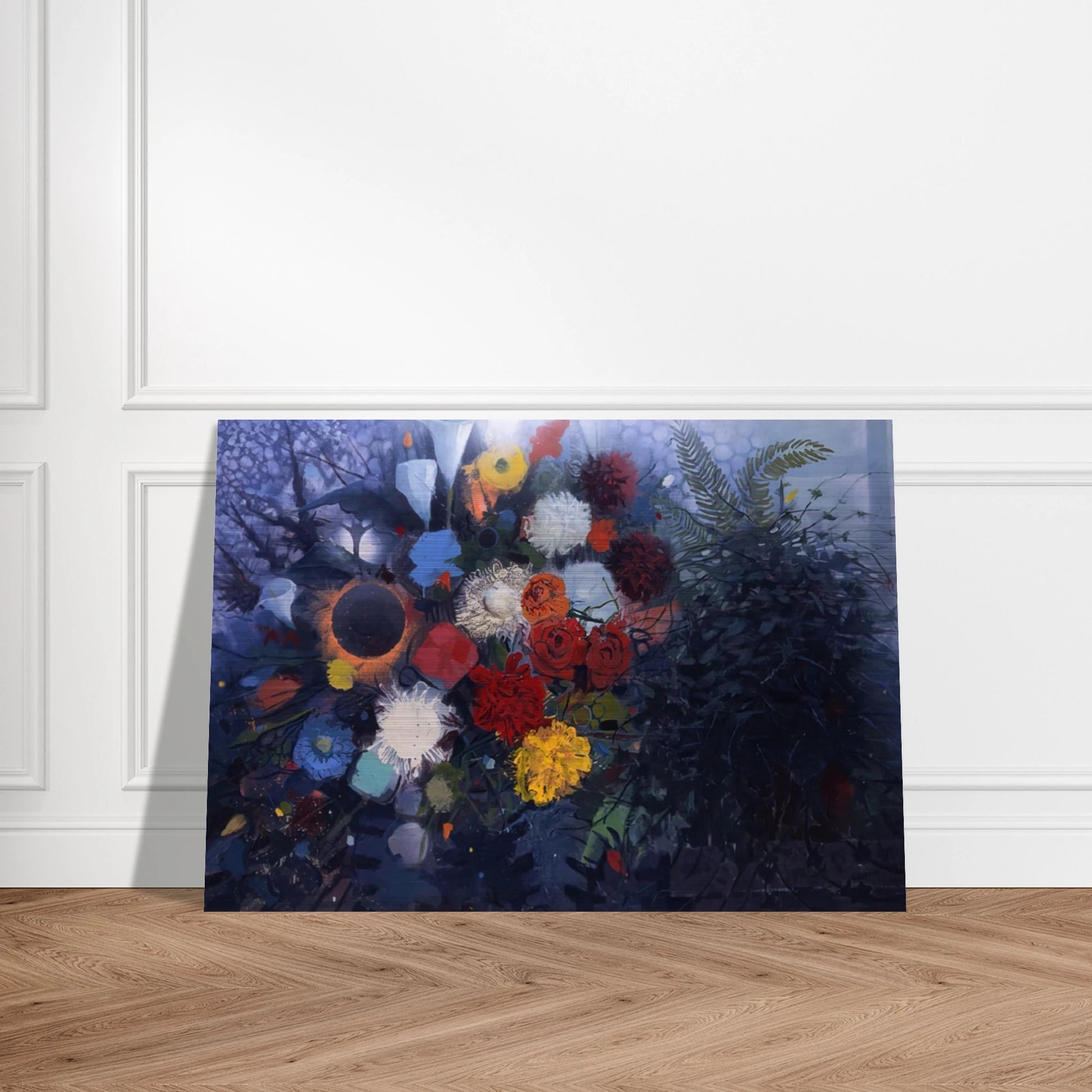 Flowers No. 1 - 1975 - Gebre Kristos Desta Brushed Aluminum Print - 70x100 cm / 28x40 inches | Gebre Kristos Desta Aluminum Print | Gebre Kristos Desta Prints