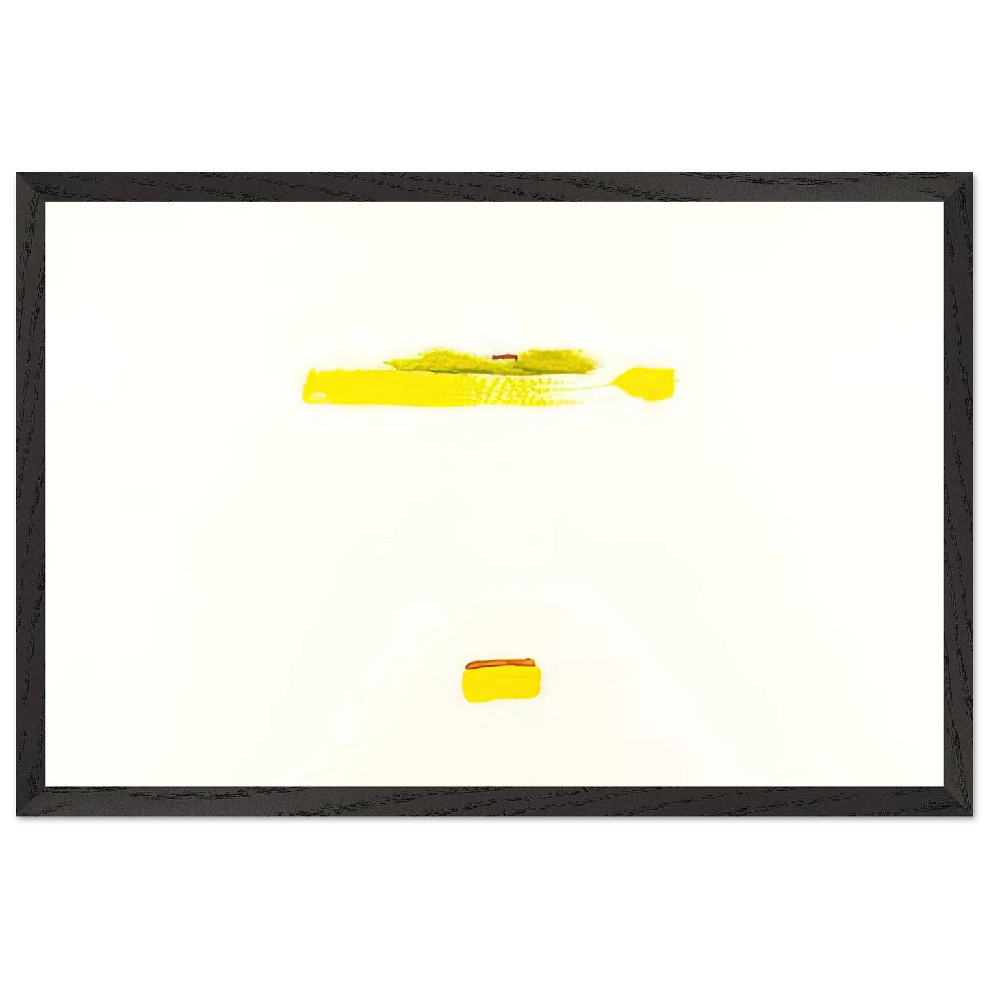 Helen Frankenthaler - New York III - 1972 Wall art - 20x25 cm / 8x10 inches - Premium Wooden Framed Poster With Fine Art Paper-canvas - Wood frame