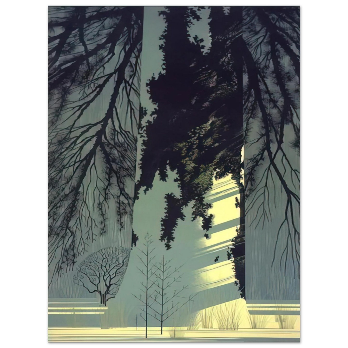 Eyvind Earle - Snow White  75x100 cm / 30x40inches Fine Art Poster