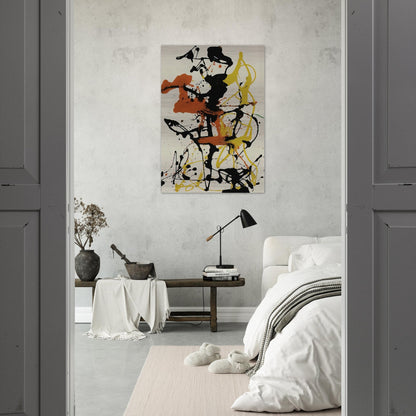 NUMBER 26 1949 - Jackson Pollock Brushed Aluminum Print - 70x100 cm / 28x40 inches | Jackson Pollock Aluminum Print | Jackson Pollock Prints