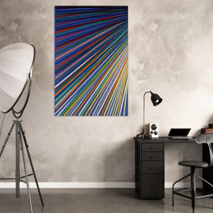 Apex - 1984 - Piero Dorazio Art Prints - 100x150 cm / 40x60″ inches | Piero Dorazio Poster | Piero Dorazio Prints