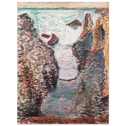 Henri Matisse - CIFFS BELLE ILE 1897  75x100 cm / 30x40inches Fine Art Poster