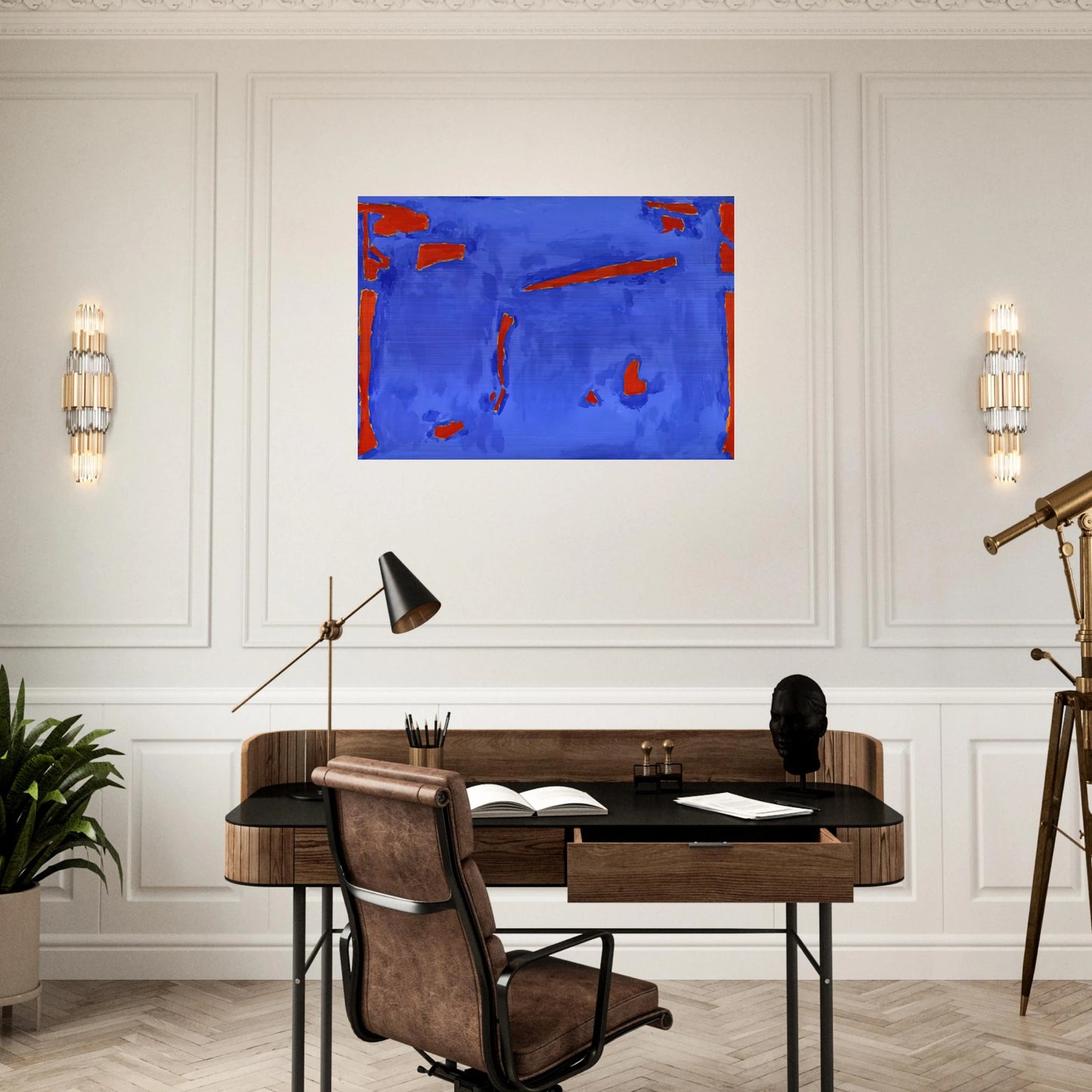 Bright Day - 1966 - Betty Parsons Brushed Aluminum Print - 70x100 cm / 28x40 inches | Betty Parsons Aluminum Print | Betty Parsons Prints