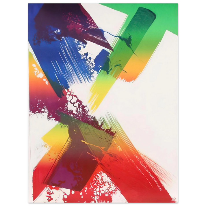 Paul Jenkins - Untitled - 1983  75x100 cm / 30x40inches Fine Art Poster