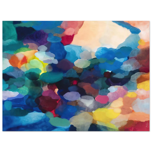 Alice Baber - Noble Numbers  75x100 cm / 30x40inches Fine Art Poster