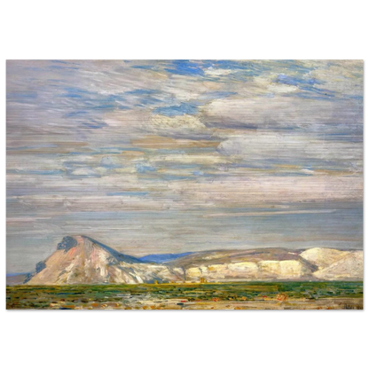 Harney Desert No. 20 - Childe Hassam Brushed Aluminum Print - 70x100 cm / 28x40 inches | Childe Hassam Aluminum Print | Childe Hassam Prints