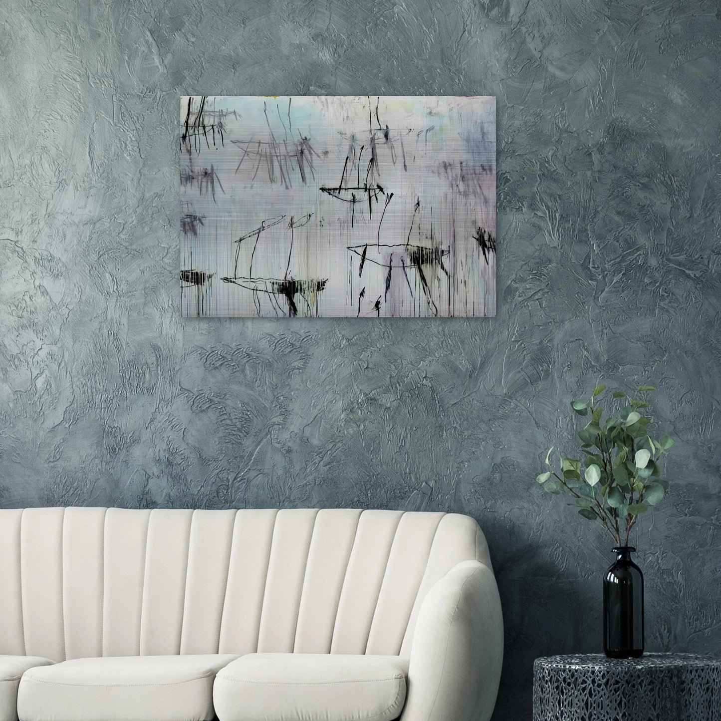 Lepanto, Part V - Cy Twombly Brushed Aluminum Print - 70x100 cm / 28x40 inches | Cy Twombly Aluminum Print | Cy Twombly Prints