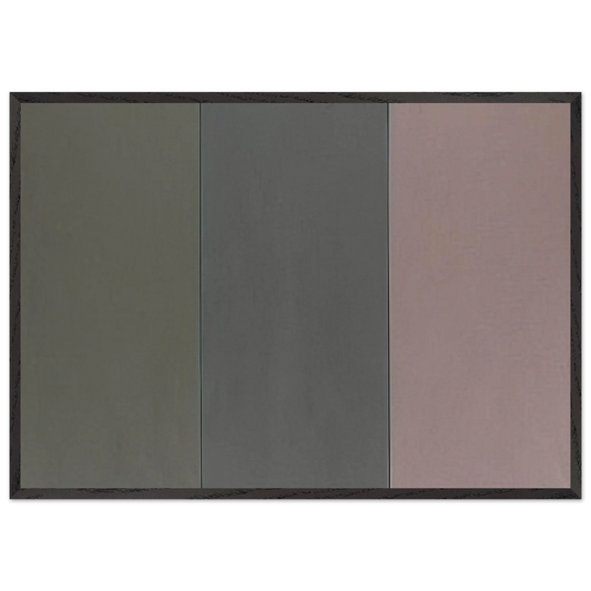 Dapres la Marquise de la Solana - 1969 - Brice Marden 70x100 cm / 28x40 inches Framed Art Print – Black Wooden Frame