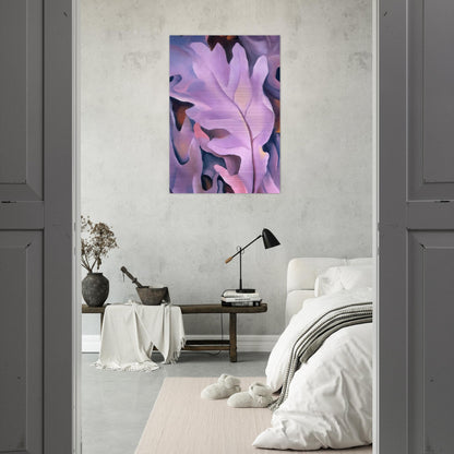 Purple Leaves - Georgia O'Keeffe Brushed Aluminum Print - 70x100 cm / 28x40 inches | Georgia O'Keeffe Aluminum Print | Georgia O'Keeffe Prints