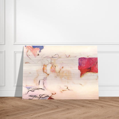 Untitled - Lyrical Abstraction - Menez Brushed Aluminum Print - 70x100 cm / 28x40 inches | Menez Aluminum Print | Menez Prints