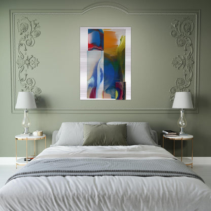 Lot and Square - Sam Gilliam Brushed Aluminum Print - 70x100 cm / 28x40 inches | Sam Gilliam Aluminum Print | Sam Gilliam Prints