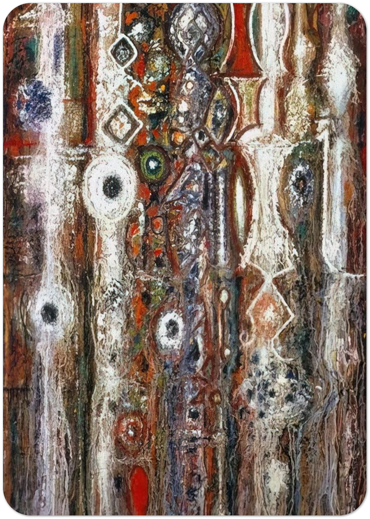 Illumination Gothic By Richard Pousette-Dart Pack of 10 Post Cards | Richard Pousette-Dart Post Cards | A6 (10.5 x 14.8 cm) - 4.1 x 5.8 inches