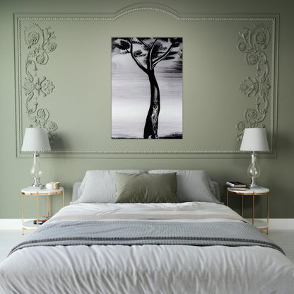THE TREE - Salvador Dali Brushed Aluminum Print - 70x100 cm / 28x40 inches | Salvador Dali Aluminum Print | Salvador Dali Prints