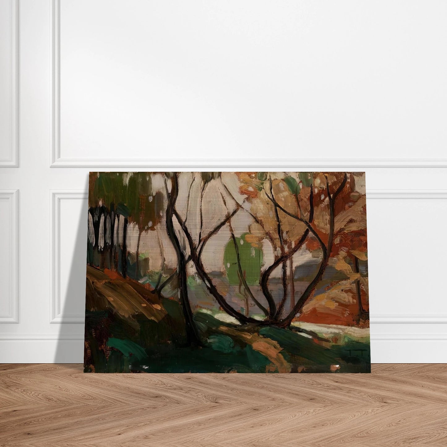 SKETCH FOR OPULENT OCTOBER 1915 - Tom Thomson Brushed Aluminum Print - 70x100 cm / 28x40 inches | Tom Thomson Aluminum Print | Tom Thomson Prints
