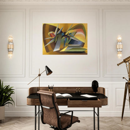 The Desert - 1938 - John Ferren Brushed Aluminum Print - 70x100 cm / 28x40 inches | John Ferren Aluminum Print | John Ferren Prints