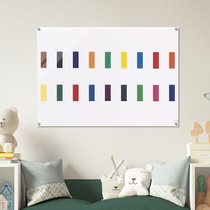 18 Colors  Cincinnati  - Ellsworth Kelly Acrylic Print - 70x100 cm / 28x40″ inches