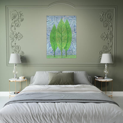 THE GOOD SEASON 1961 - Rene Magritte Brushed Aluminum Print - 70x100 cm / 28x40 inches | Rene Magritte Aluminum Print | Rene Magritte Prints