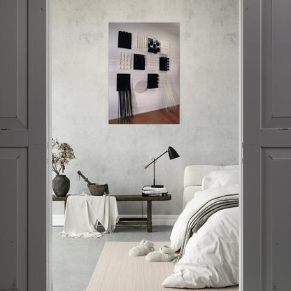 Amazonia Black and white - Neo-Concretism - Lygia Pape Brushed Aluminum Print - 70x100 cm / 28x40 inches | Lygia Pape Aluminum Print | Lygia Pape Prints