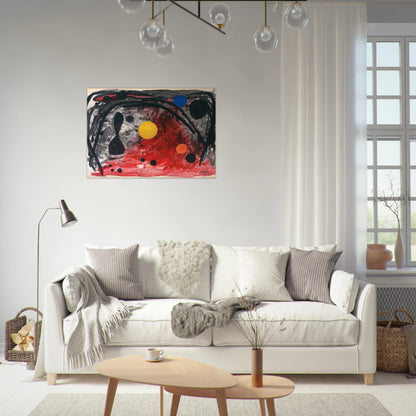 UNTITLED 1946 - Alexander Calder Brushed Aluminum Print - 70x100 cm / 28x40 inches | Alexander Calder Aluminum Print | Alexander Calder Prints