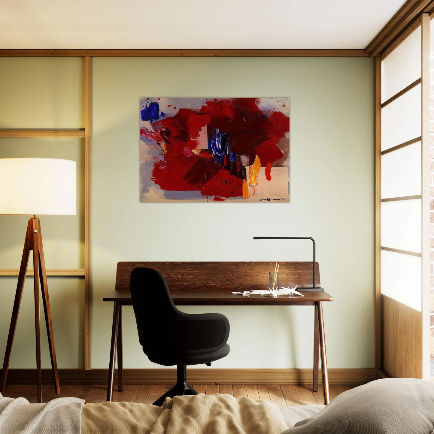 The Clash - Hans Hofmann Brushed Aluminum Print - 70x100 cm / 28x40 inches | Hans Hofmann Aluminum Print | Hans Hofmann Prints