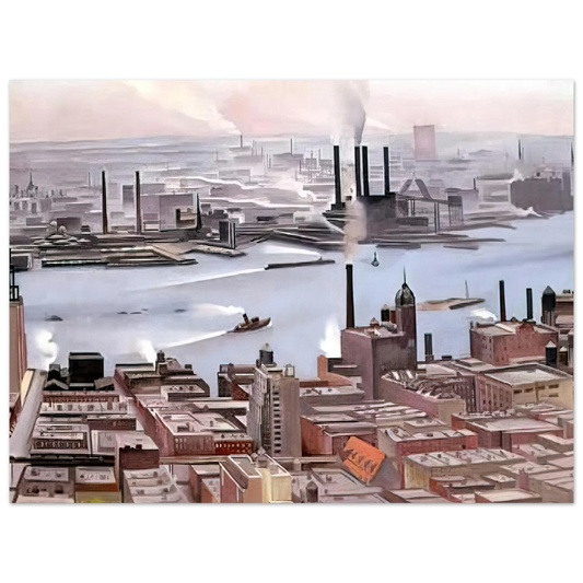Georgia O'Keeffe - East River from the Thirtieth Story of the Shelton Hotel Fine Art Poster